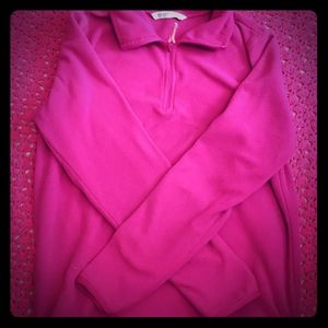 Pull over pink fleece